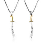 STİLLOVE Gümüş Zülfikar Kılıcı Hz. Ali Yazılı Erkek Kolye