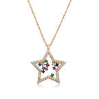 STİLLOVE Gümüş Yıldız Kadın Kolye