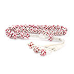 STİLLOVE Kırmızı Beyaz Gümüş Trabzon Kazaziye Tesbih