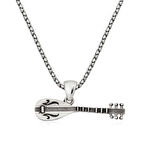 STİLLOVE Gümüş Saz Erkek Kolye