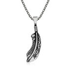 STİLLOVE ​Gümüş Kuş Tüyü Kolye