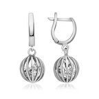 STİLLOVE ​Gümüş Taşlı Küre Küpe