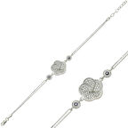 STİLLOVE Gümüş Papatya Kadın Bileklik