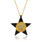 STİLLOVE Gümüş Yıldız Kadın Kolye