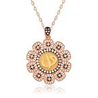 STİLLOVE Gümüş Elif Vav Kadın Kolye