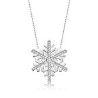 STİLLOVE Gümüş Kar Tanesi Kadın Kolye