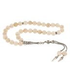 STİLLOVE ​Doğaltaş Metal Püsküllü Sedef Taşlı Tesbih