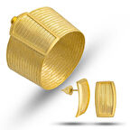 STİLLOVE Gümüş Trabzon Hasır Kadın Set