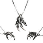 STİLLOVE Gümüş Kartal Pençesi Erkek Kolye