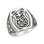 STİLLOVE Gümüş Kadem-i Şerif Erkek Yüzük