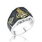 STİLLOVE Gümüş Tuğralı Erkek Yüzük