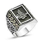 STİLLOVE Gümüş Tuğralı Erkek Yüzük