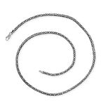 STİLLOVE Gümüş Kral Zincir - 7 mm Yuvarlak