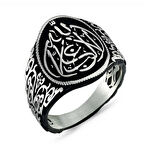 STİLLOVE Gümüş La Galiba İllallah Yazılı Gümüş Erkek Yüzük