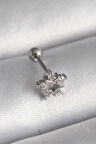 STİLLOVE 316L Çelik Gümüş Renk Zirkon Taşlı Yıldız Model Tragus Piercing