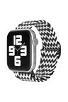 Watch 42mm Star Kordon - Zigzag Siyah-Beyaz