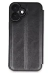 iPhone16KılıfFlipCover-Siyah