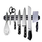 Sylar Mıknatıslı Paslanmaz Duvar Bıçak Askısı Standı 33 Cm  Aparat