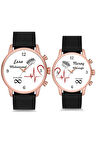 Çift Saatleri Sevgili Saati Ritim Kalp İsimli ve Tarihli Çift Kol Saatleri