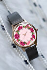 Kadın Kol Saati Pembe Gül Kol Saati