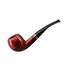 Şahin Üç Yıldız 370 9mm. Filtreli Ebonit Saplı Pipo (237530)