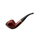 Şahin Üç Yıldız 900 9mm. Filtreli Ebonit Saplı Pipo (237565)