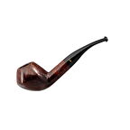 Şahin Üç Yıldız 585 9mm. Filtreli Ebonit Saplı Pipo (237590)