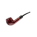 Şahin Üç Yıldız 303 9mm. Filtreli Ebonit Saplı Pipo (237666)