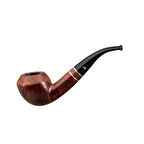 Şahin Üç Yıldız 145 9mm. Filtreli Ebonit Saplı Pipo (237675)