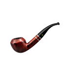 Şahin Üç Yıldız 145 9mm. Filtreli Ebonit Saplı Pipo (237676)