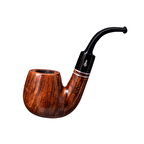 Şahin Kuyruklu Yıldız 510 9mm. Filtreli Ebonit Saplı Pipo (238221)