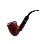 Şahin Professional 874 9mm. Filtreli Ebonit Saplı Pipo (241110)