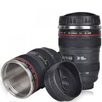 Dekoratif Kullanışlı Bardak Termos Objektif Görünümlü Lens Kupa Çelik Kahve Çay Termos Mug Bardak