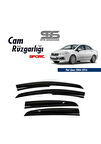 Cam Rüzgarlığı Fiat Linea 2006-2016  Mügen Tip Piano Black