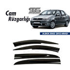 Cam Rüzgarlığı Fiat Albea 2002-2012 Arası Mügen Tip Piano Black
