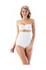 Kadın Ten Yüksek Bel Slip Pop Up Korse 2005