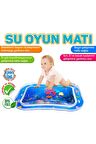 Dayanıklı Sızdırmaz Su Oyun Matı Bebek Aktivite Oyuncağı BPA İçermez Emekleme Zamanı Duyusal Gelişim