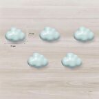 5 Adet Modern Bulut Kulp Bebek Çocuk Genç Odası Çekmece Dolap Mobilya Kulpu