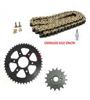 Ktm Duke 390 Zincir Dişli Seti Oringsiz Düz Zincirli 2013-2020 Uyumlu _Supermoto