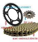 Yamaha Yzf R25 - Mt25 Zincir Dişli Seti Oringli Zincir (43T-14T)_Supermoto