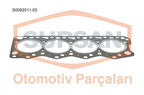 Supsan S0082011-03 Silindir Kapak Contası Boxer Jumper Ducato 00 06 Master S9W 1.50mm 3 Çentik 94.40mm 2.8TD 2.8HDI 99458402A