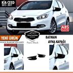 Kia Ceed Sinyalli 2012-2017 Batman Yarasa Ayna Kapağı Piano Black ABS Plastik