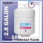 Tüm Su Arıtma Cihazlarına Uyumlu 2,8 Galon (10 Lt) Metal Tank