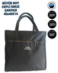 BÜYÜK OMUZ EL ASKILI ÇANTA SU ÇEÇİRMEZ 40X40X14