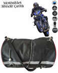 sevbags motosiklet silindir çanta gergi lastikli 30xx40