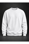 Beyaz Basic Sweatshirt