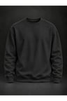 Siyah Basic Sweatshirt