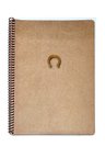 20x28 Cm 100 Sayfa Çizgisiz Telli Defter Kraft Kapak 70 Gr Krem Rengi Kağıt