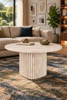 Soyasis Cora Bohem Orta Sehpa 70 cm - Traverten-Traverten