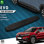S-Dizayn Suzuki SX4 2 S-Cross Evo Siyah Yan Basamak 173 Cm 2014-2021 A+ Kalite